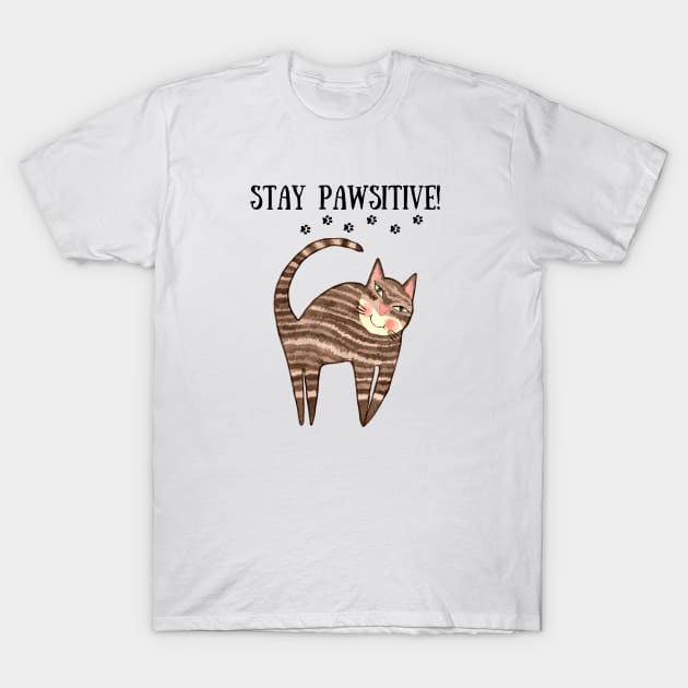 Stay pawsitive T-Shirt by Mission Bear